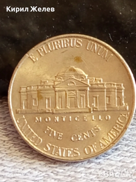 Монета 5 цента 2007г. АМЕРИКА рядка за КОЛЕКЦИЯ ДЕКОРАЦИЯ 51910, снимка 1
