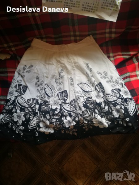 Нова ефектна памучна пола, снимка 1