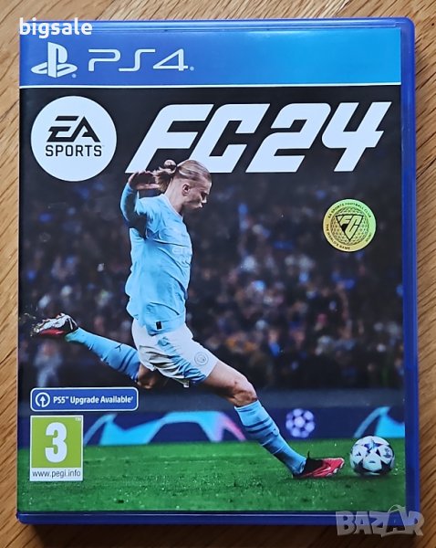 FC 24 PS4 Playstation 4 FIFA 2024 FC24 PS Плейстейшън футбол игра PS5, снимка 1