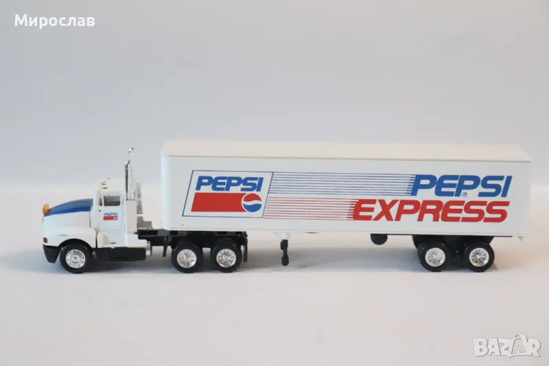 HERPA H0 1/87 KENWOOD USA КАМИОН ТИР PEPSI МОДЕЛ КОЛИЧКА, снимка 1