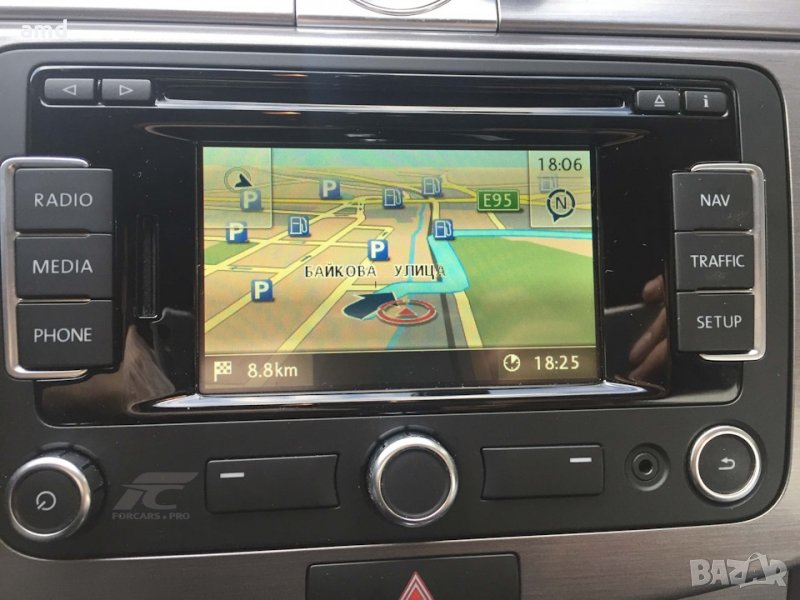 2020г. V12 карти за VW RNS315 Skoda Amundsen, снимка 1