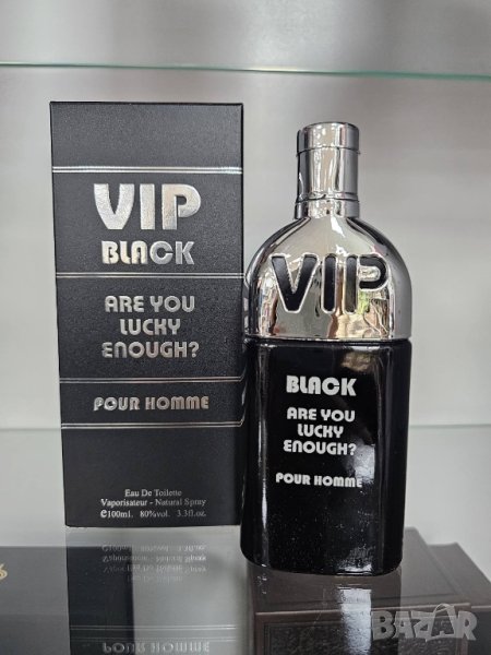 Парфюм Vip Black Pour Homme Eau De Toilette 100ml. , снимка 1