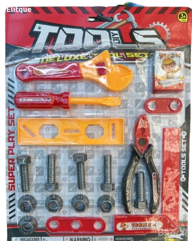 Детски комплект инструменти за игра 18 части, снимка 1