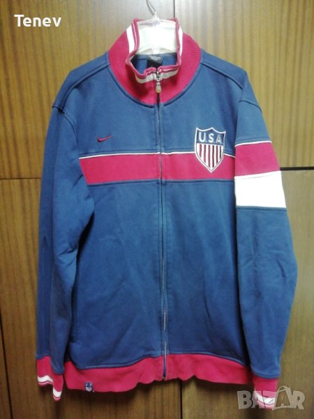 USA Team US Nike Vintage оригинално горнище размер XL от 90те САЩ , снимка 1