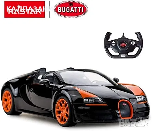 Rastar Кола Bugatti Grand Sport Vitesse с дистанционно управление 1:24 47000, снимка 1
