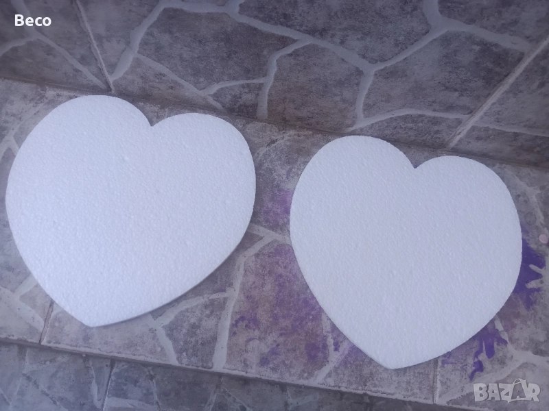 сърца от стиропор , снимка 1