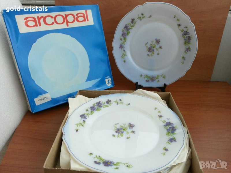 Чинии френски аркопал, снимка 1