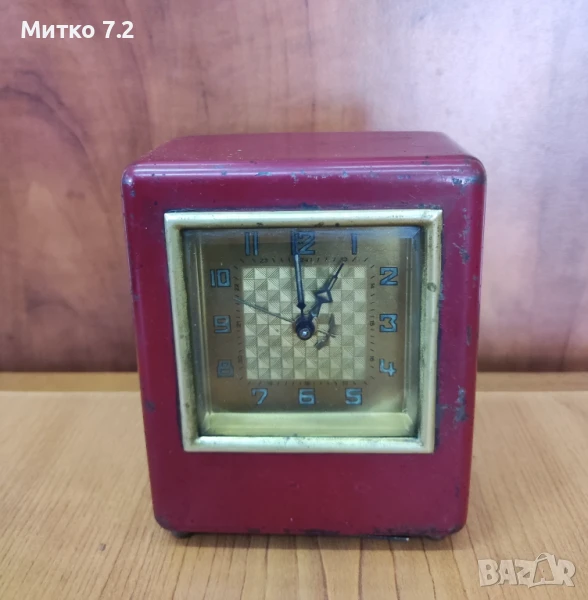 стар часовник с касичка, снимка 1