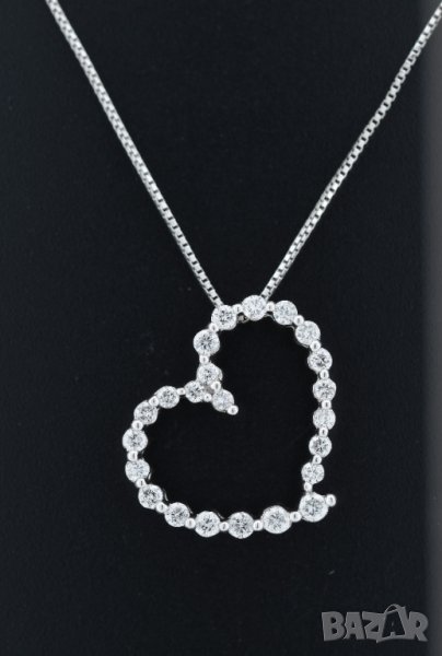 Ново Златно Колие с 0.35кт Естествени Диаманти, снимка 1
