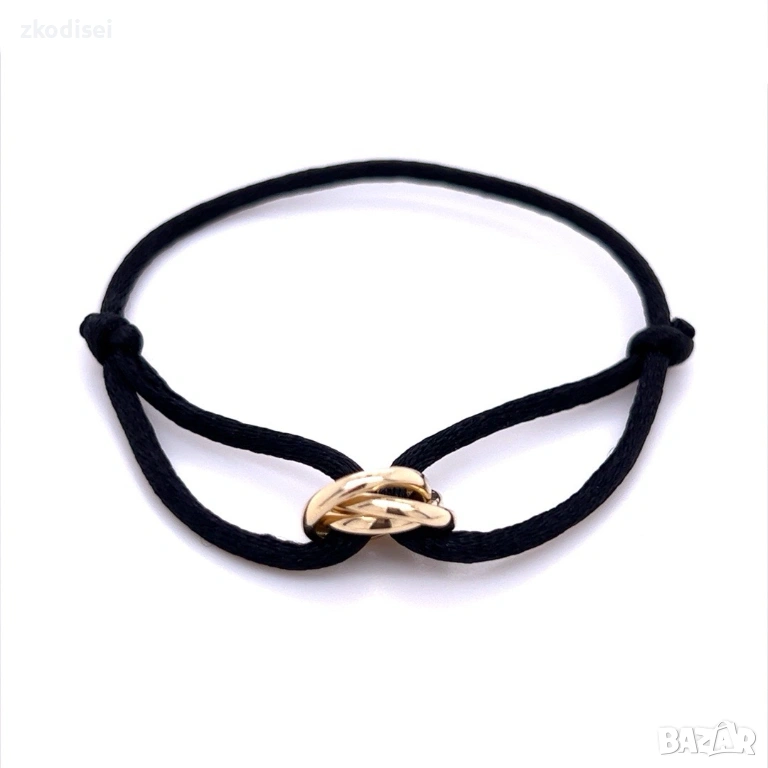 Златна регулируема гривна Cartier 1,96гр. 14кр. проба:585 модел:36396-3, снимка 1