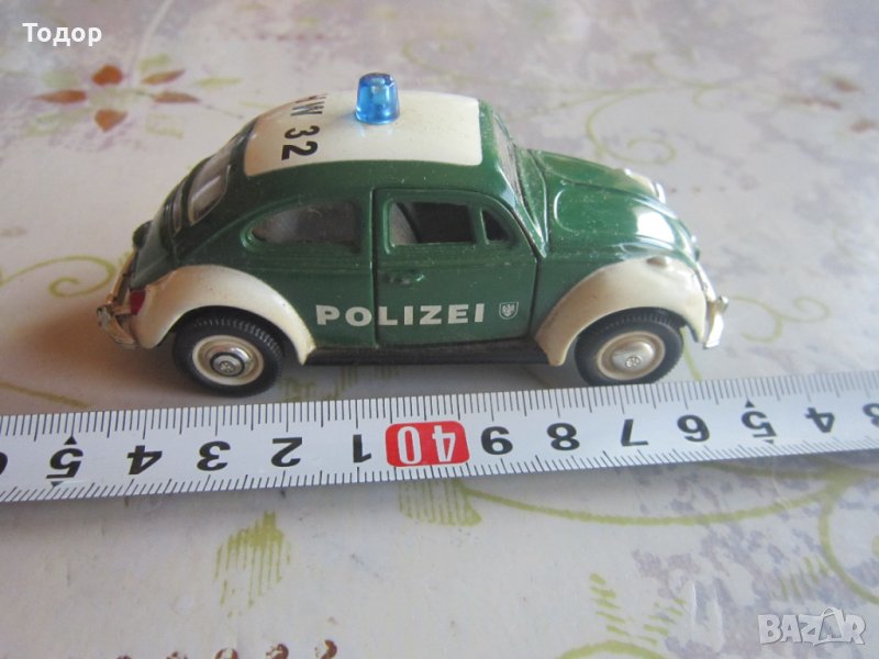 Полицейска кола количка Фолксваген костенурка , снимка 1
