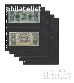 VARIO 2 S - черни листа за четири банкноти на лист–195х128, снимка 1