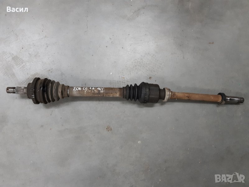 Дясна полуоска Дълга Peugeot 206 cc Cabriolet 1.6 16V Пежо 206 Кабрио 1.6 16В pejo, снимка 1