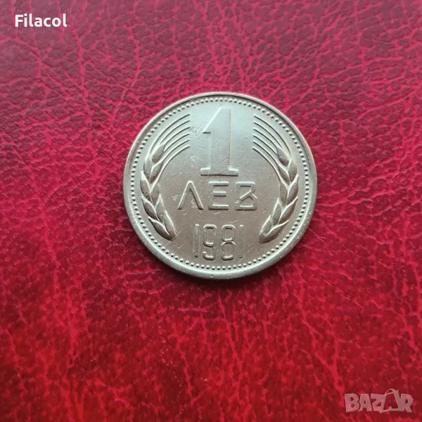 1 лев 1981 година, снимка 1