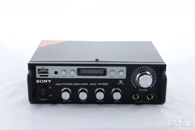 Домашен усилвател SONY SN-555BT / Аудио усилвател за Караоке с Мp3, Usb, Sd, Радио, снимка 1