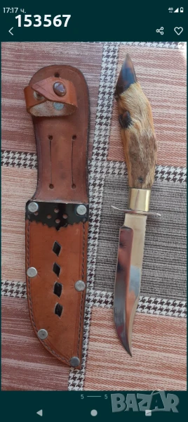 Ловен нож еленово краче, снимка 1