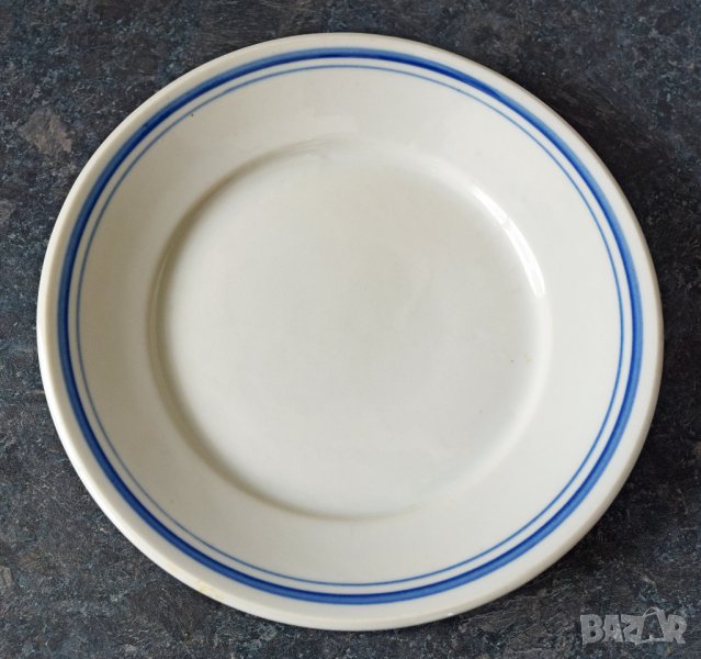 Стар български порцелан чиния, снимка 1