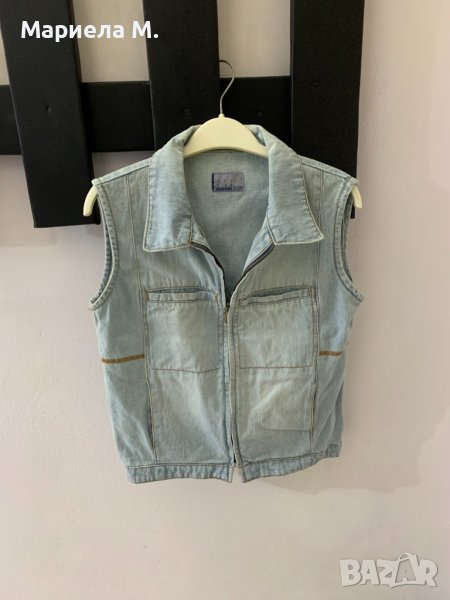 Дамски дънков елек, снимка 1