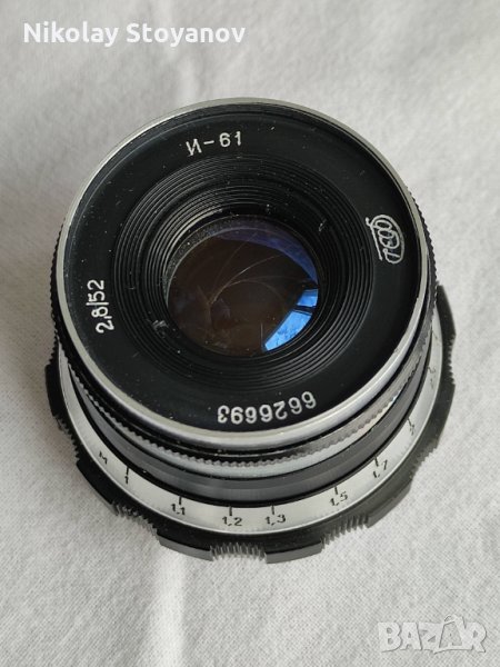 Обектив Индустар-61 2,8 f=53 мм Резба - М39, снимка 1