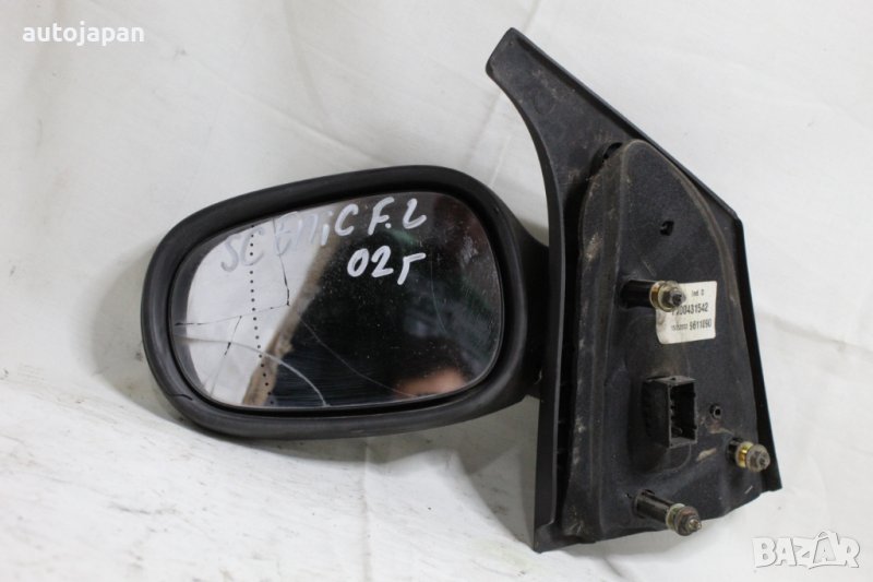 Ляво странично огледало Рено сценик 1.9дци 102кс 02г Renault scenic 1.9dci 102hp 2002, снимка 1