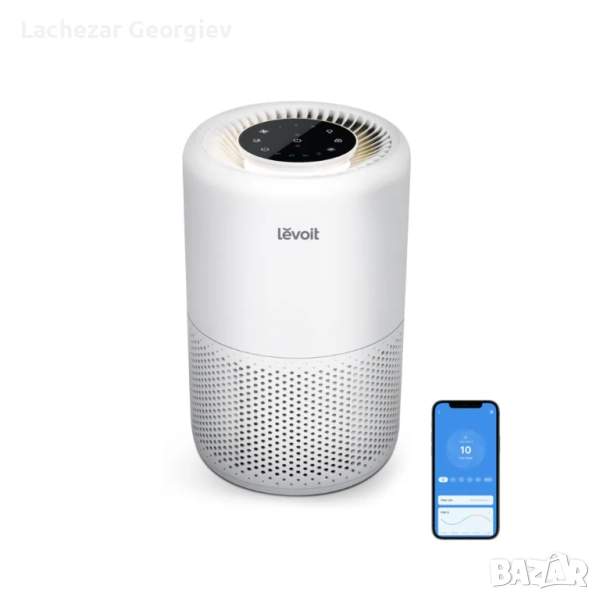 Пречиствател за въздух Levoit Core 200S, 35 м2, 26W, True HEPA H13, Премахва 99,97% от замърсителите, снимка 1