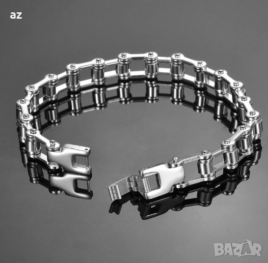 Гривна във формата на мотоциклетна верига.21*0.9*0.5cm. , снимка 1