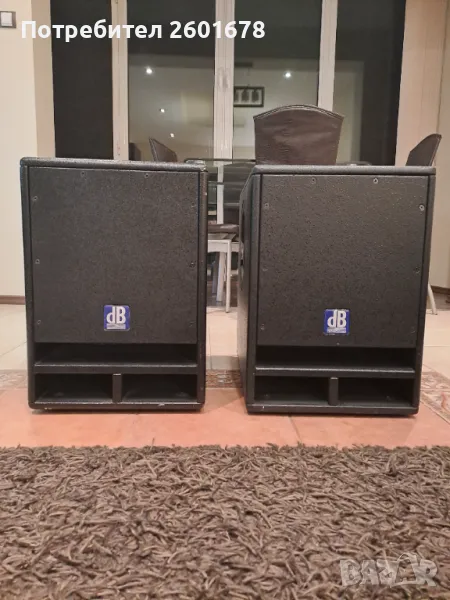 Продавам чифт субуфери OPERA SUB 12 , с вграден кросовър ., снимка 1