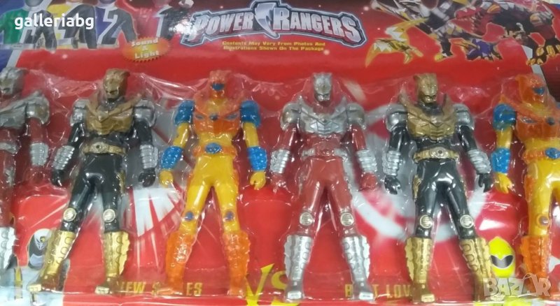 Комплекти от 6 фигурки на Пауър Рейнджърс (Power Rangers), снимка 1