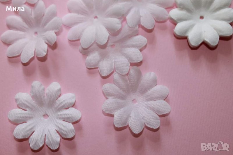 Цветя текстилни, снимка 1