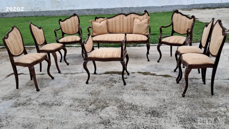 Ретро комплект за трапезария махагон, снимка 1