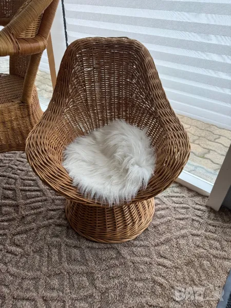 Детско ратаново столче , снимка 1