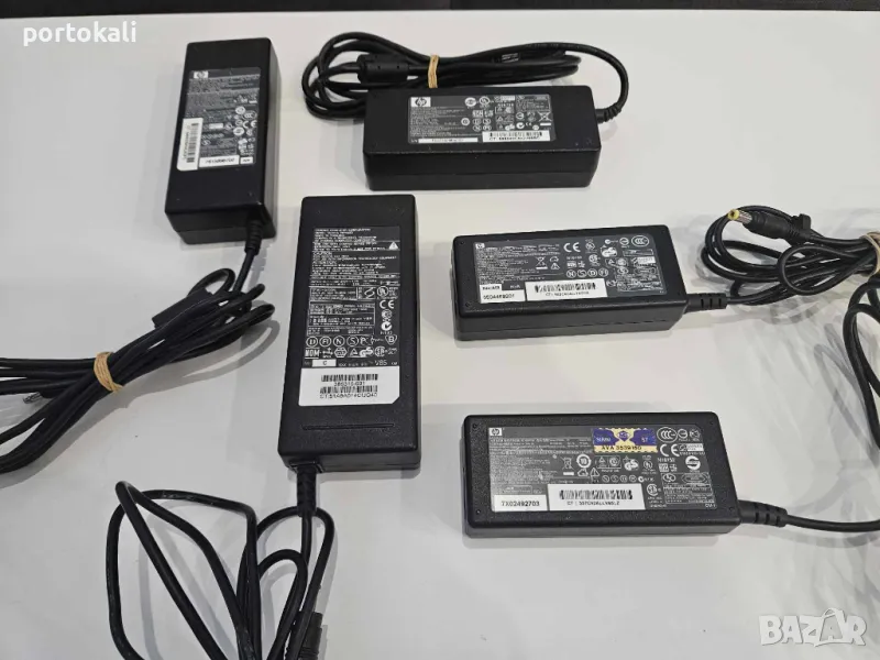+Гаранция! Зарядно захранване захранващ адаптер лаптоп Compaq HP 65W 90W, снимка 1