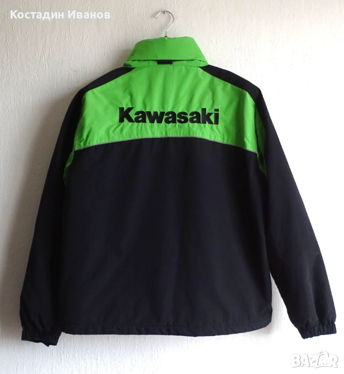 Kawasaki Мото зимно яке с качулка - Кавазаки , снимка 1