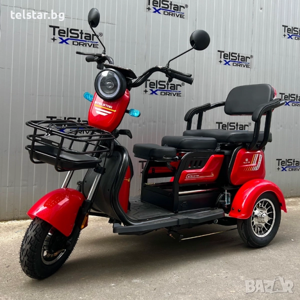 Триместна електрическа триколка TS 350-7-1 UNIVERSAL 1500W 25Ah, високопроизводителни батерии от пос, снимка 1