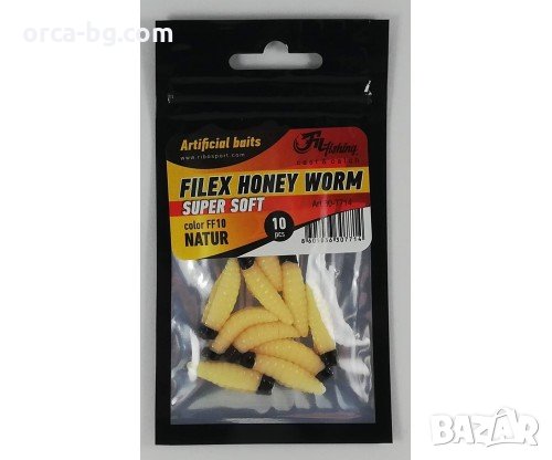 🐟 Изкуствена камола HONEY WORM за риболов – Пъстърва, костур и други 🐠, снимка 1