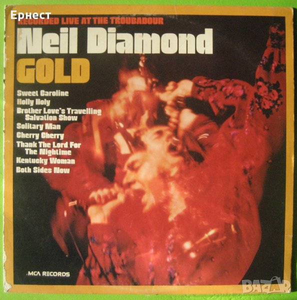 Грамофонна плоча на Neil Diamond – Gold Live at the Troubadour, снимка 1