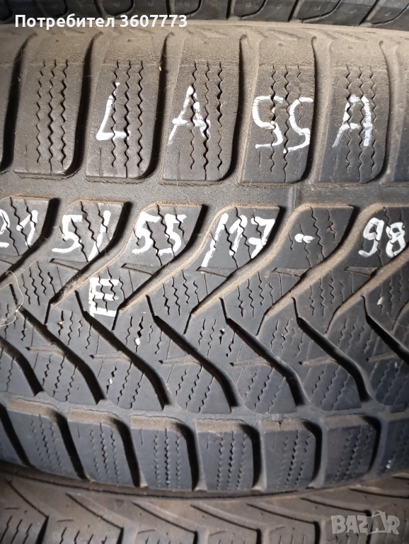 Гума Ласа зимна 215/55/17, снимка 1