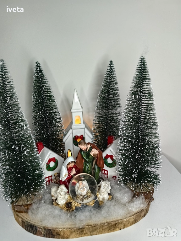 Коледна сцена на Рождество Христово, снимка 1