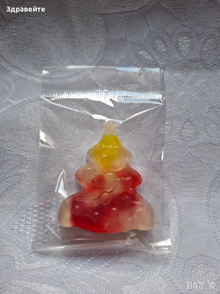 Коледни елхички и снежинки за подаръци, снимка 1