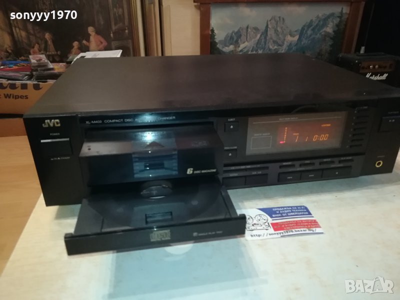 JVC XL-M403BK CD MADE IN JAPAN-ВНОС SWISS LK1ED1311231626, снимка 1