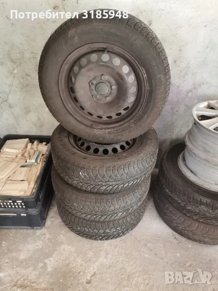джанти със зимни гуми 5х112 VW , снимка 1