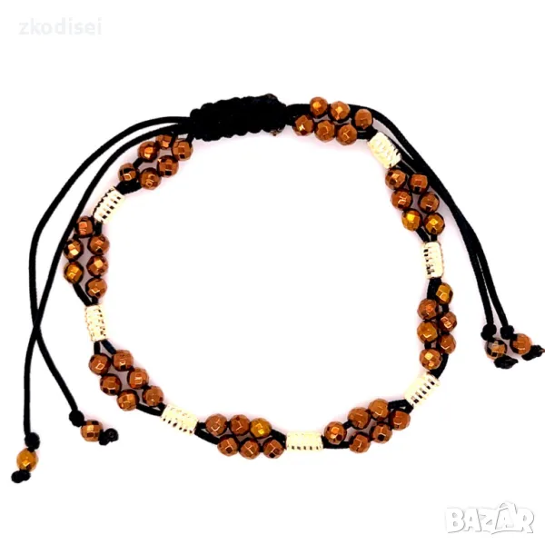 Златна регулируема гривна 1,08гр. 14кр.проба:585 модел:29457-1, снимка 1