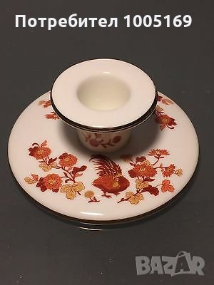 Английски костен порцелан на Wedgwood - Golden Cockerel, снимка 1