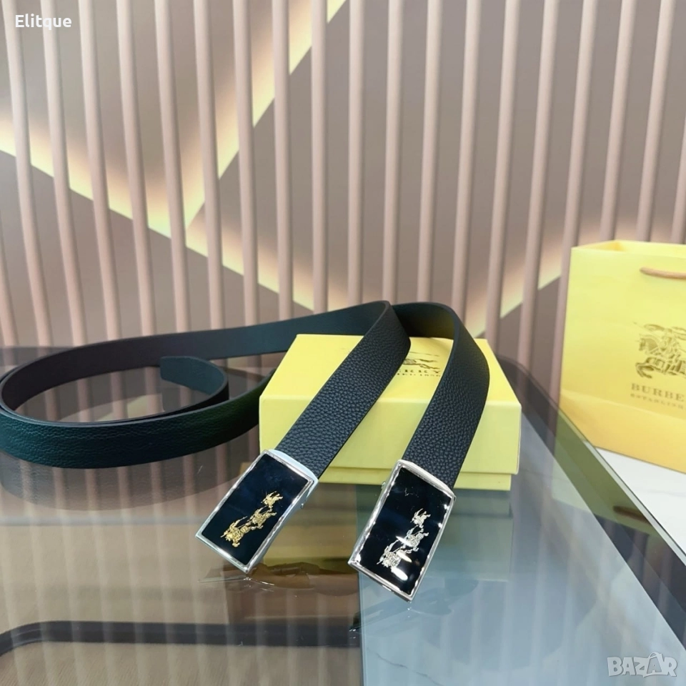 колани от естествена кожа в кутия Burberry , снимка 1