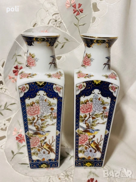 японска порцеланова ваза , снимка 1