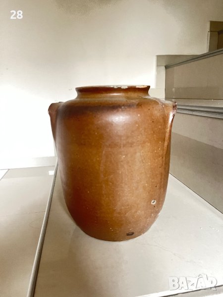 Старо гърне кашпа керамика ПРОГРЕСЬ, снимка 1