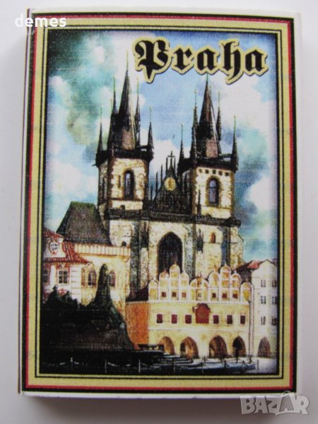 Магнит-кибрит от Прага, Чехия - 32, снимка 1