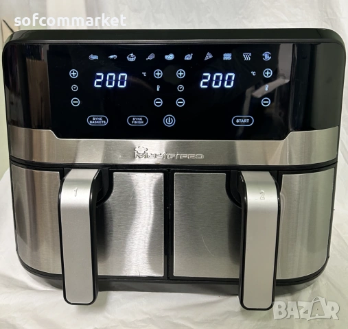 Фритюрникът с горещ въздух MasterPRO Rocket Duo 900 Airfryer