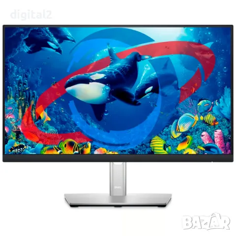 Монитор Dell 21.5'' IPS, Full HD, 60Hz, 5ms, HDMI, Display Port, VGA, USB, Pivot, P2222H , снимка 5 - Монитори - 48498440