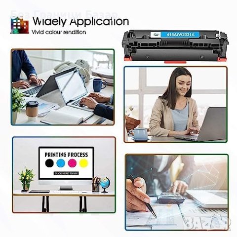 Нов Мултипакет Тонери Cool Toner 415A/415X - Съвместими с HP M479/M454, снимка 8 - Други - 44050658